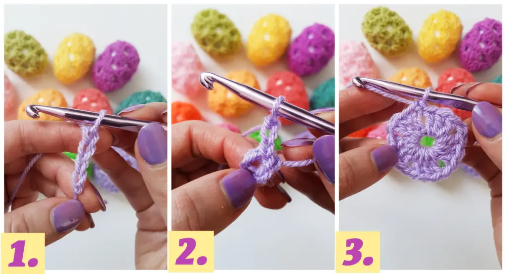 This crochet Easter egg covers photo tutorial walks you through a few easy steps to help you complete this funky looking Easter project fast.
