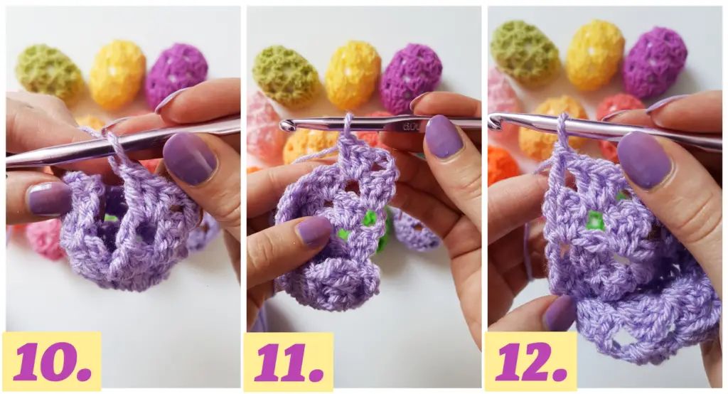 This crochet Easter egg covers photo tutorial walks you through a few easy steps to help you complete this funky looking Easter project fast.