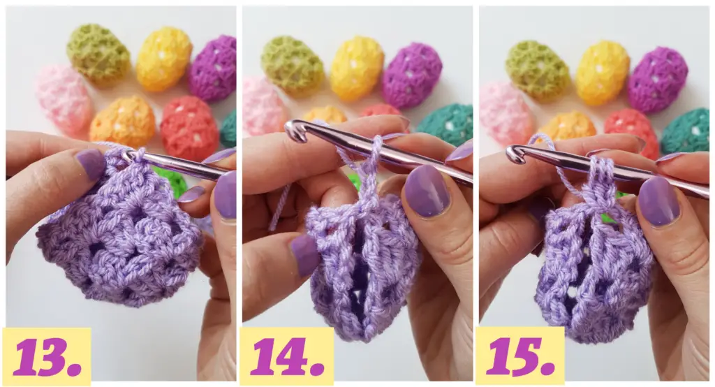 This crochet Easter egg covers photo tutorial walks you through a few easy steps to help you complete this funky looking Easter project fast.