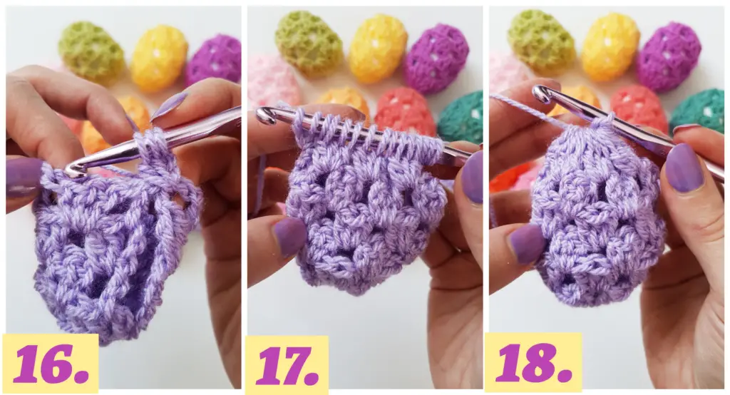 This crochet Easter egg covers photo tutorial walks you through a few easy steps to help you complete this funky looking Easter project fast.