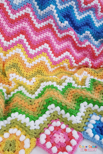 Easter Granny Squares Free Crochet Pattern » Colour Ceilidh Crochet