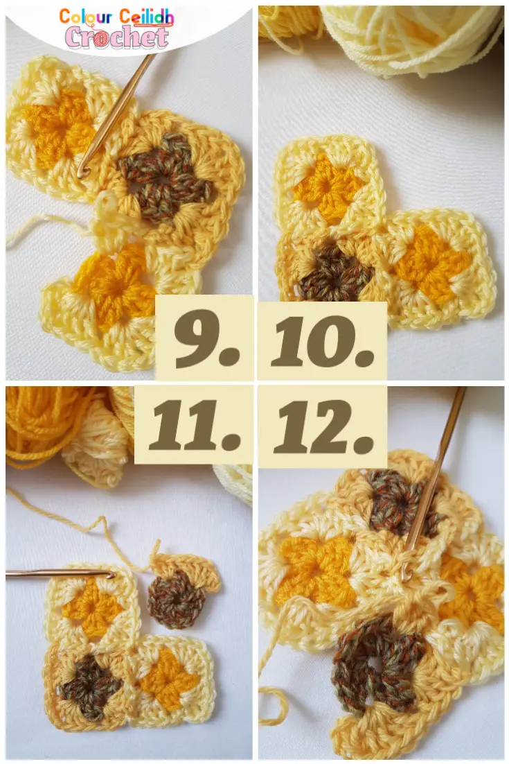 This method of How To Join Granny Squares - Bow Tie Pasta Join is my favourite for joining granny squares together. It's seamless, decorative and I love the braided look on the sides of the squares where they are joined. I also love to watch the bow tie pasta shapes emerge in the corners diagonally between the granny squares as I build my project. Not to mention joining my squares immediately into my project and avoiding a big procrastination-inducing pile of granny squares!