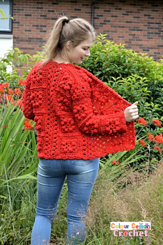 One Color Granny Square Cardigan Crochet Pattern » Colour Ceilidh Crochet
