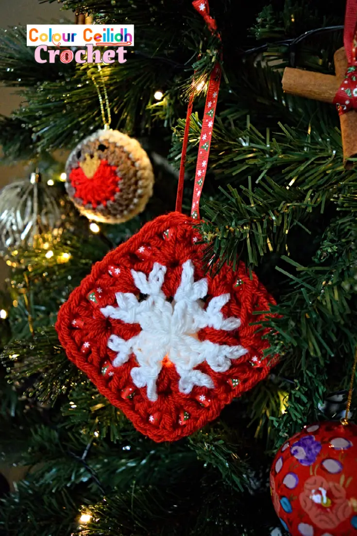 Easy Crochet Snowflake Ornament » Colour Ceilidh Crochet