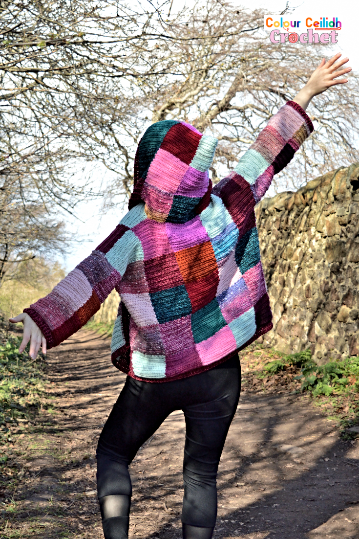 Crochet Patchwork Hoodie » Colour Ceilidh Crochet